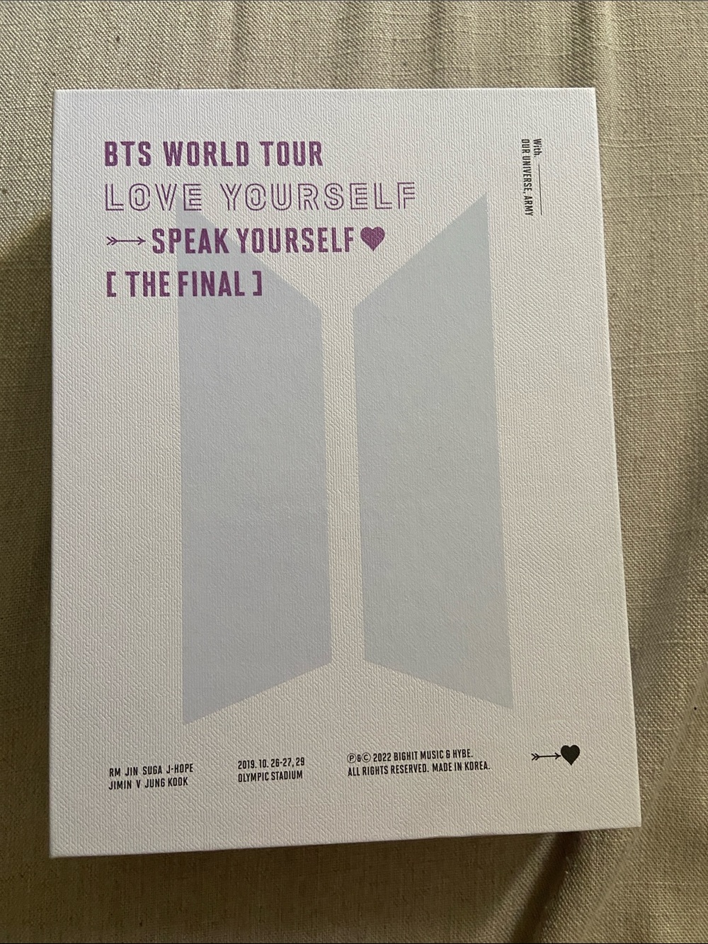 BTS World Tour 'Love Yourself: Speak Yourself [The Final]'
